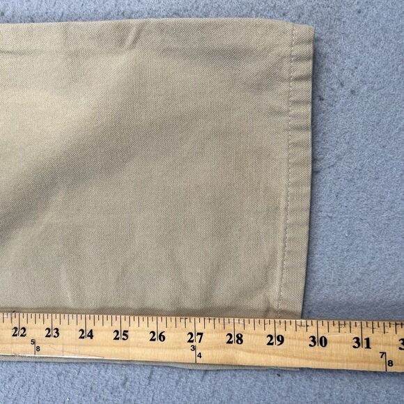 Patagonia Canvas Pants Women’s‎ 10 Beige Straight Leg High Rise Trousers - Picture 12 of 16